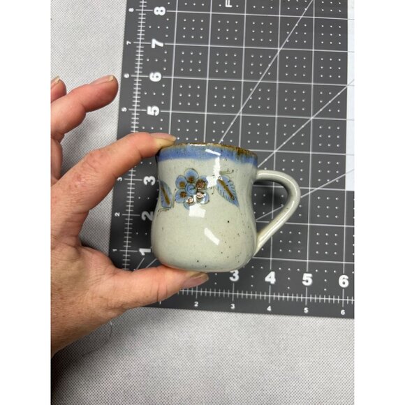 Vintage El Palomar Tonala Mexico Hand Painted Ceramic Pitcher & Cups Set - Picture 3 of 8